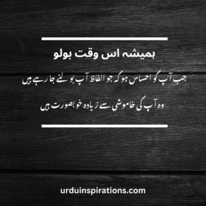 20 Inspirational Quotes in Urdu