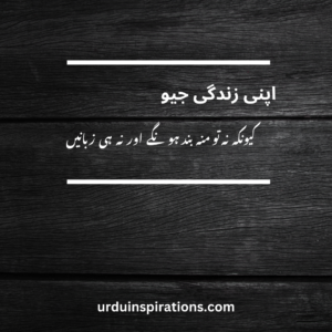 20 Inspirational Quotes in Urdu